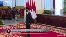 Presiden Jokowi Lantik Kepala BNPB Baru Ganip Warsito Gantikan Doni Monardo
