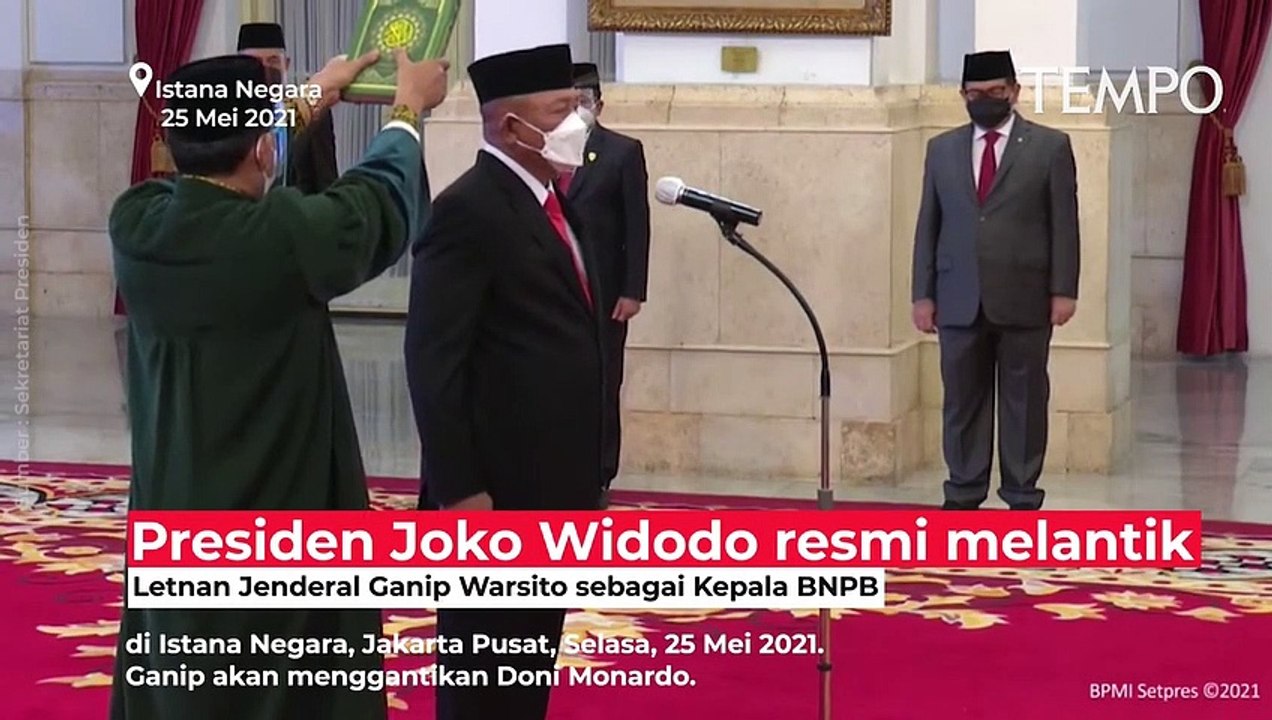 Ganip Terkejut Jadi Kepala BNPB