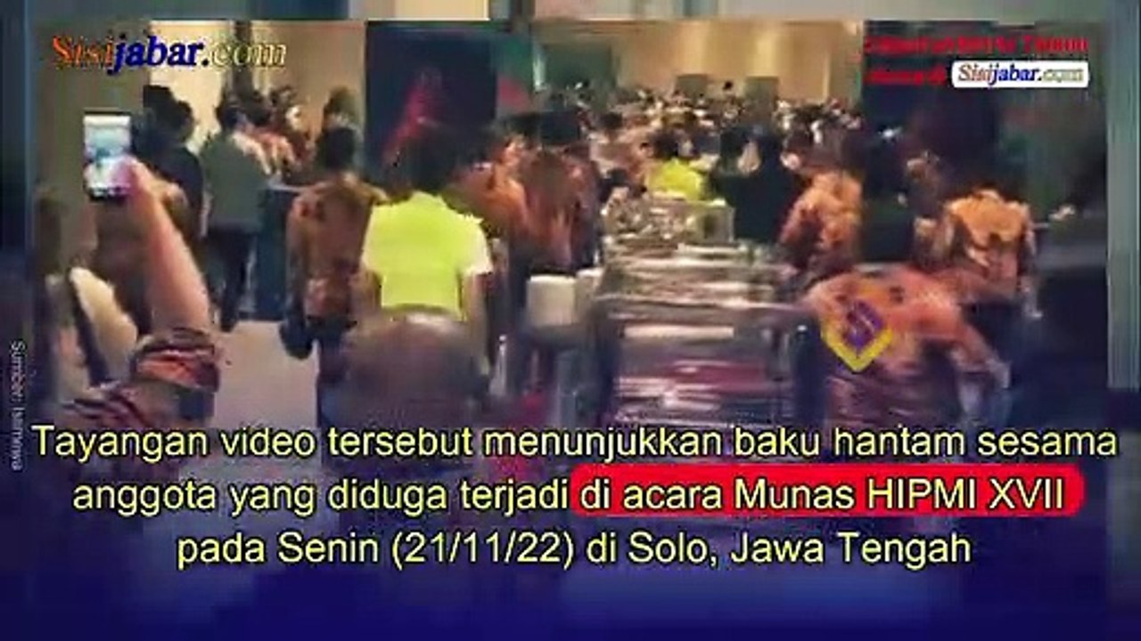 Kericuhan Munas HIPMI