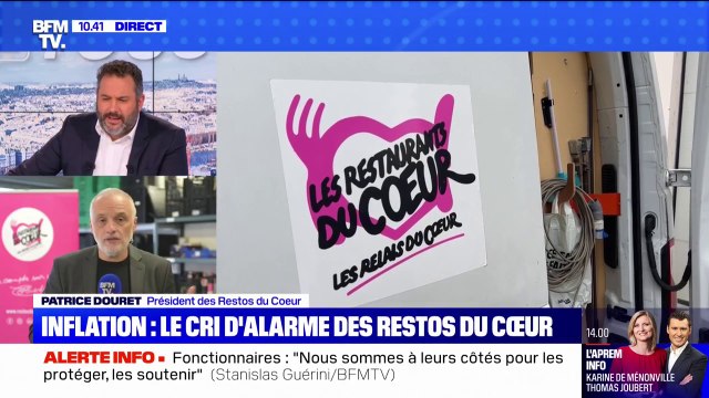 Inflation: Les bénévoles sont aussi en difficulté , affirme le président des Restos du Cœur