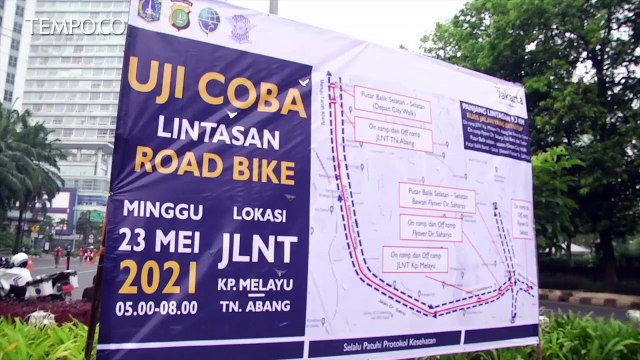 Jalur Road Bike di JLNT Casablanca Tunggu Keputusan Gubernur DKI Jakarta