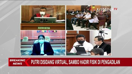 Putri Disidang Virtual karena Positif Covid, Sambo Tetap Hadir Langsung di Pengadilan