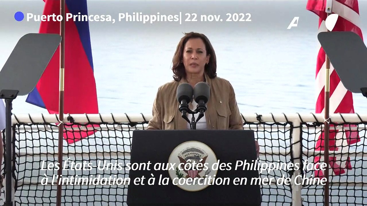 Kamala Harris critique le comportement de Pékin en mer de Chine méridionale