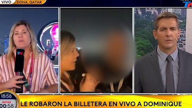 TV reporter robbed live on air during Qatar World Cup coverage