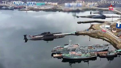 Ini Penampakan Kapal Selam Rusia Paling Modern K-549 Knyaz Vladimir