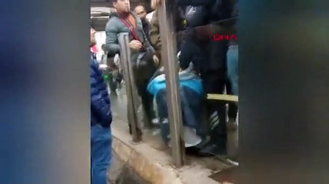 Tramvayda taciz iddiasına meydan dayağı