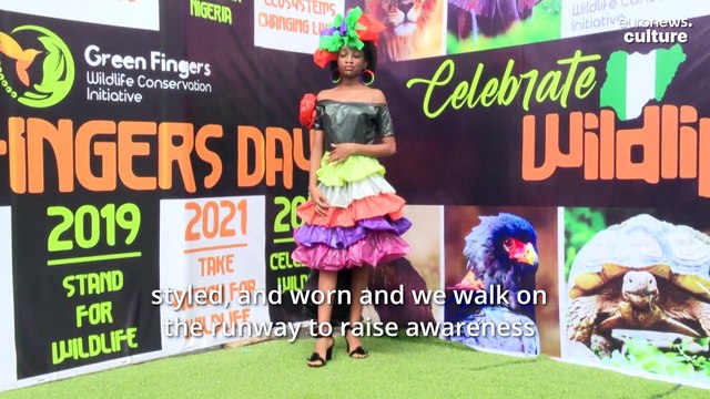 Fashion from trash... Welcome to Nigeria's 'Trashion' Show