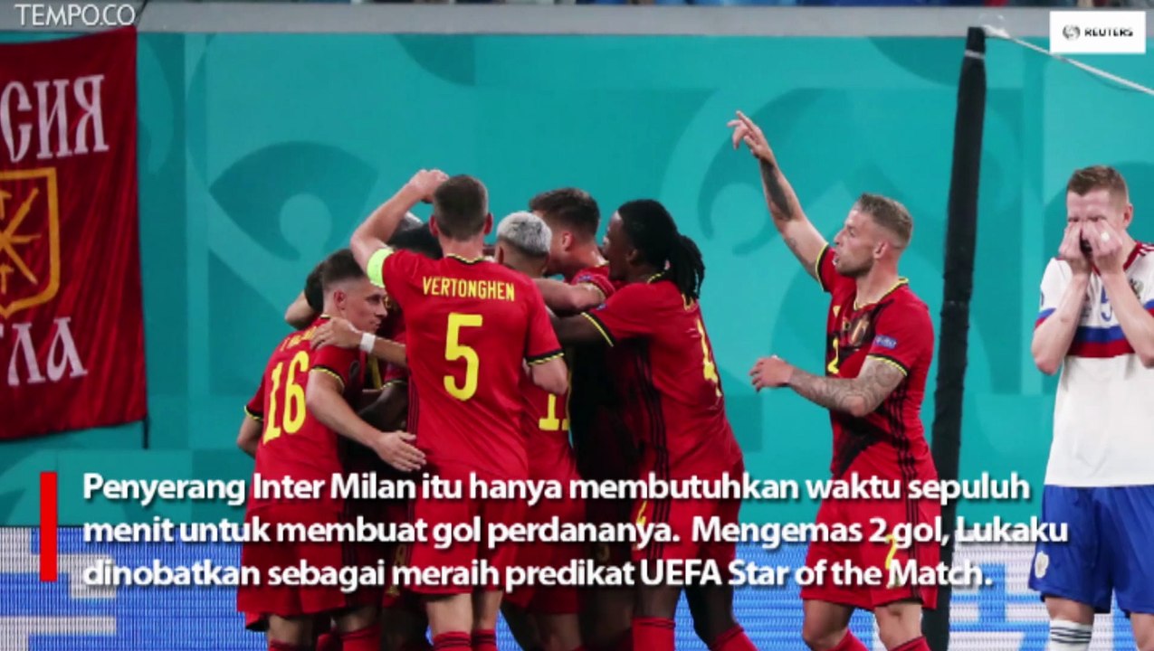 Hasil Akhir 3-0: Ini Dua Rekor Euro di Laga Belgia Vs Rusia
