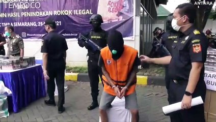 Bea Cukai Semarang Menggagalkan Peredaran 608 Ribu Batang Rokok Ilegal