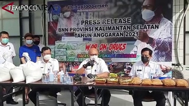 BNN Kalsel Ungkap Delapan Kilogram Sabu-sabu di Karung Beras