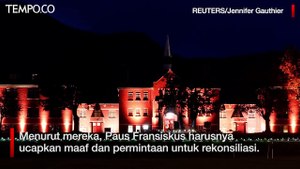Warga Kanada Kesal Paus Fransiskus Tak Minta Maaf Soal Penemuan Jenazah Siswa