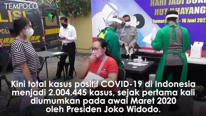 Indonesia Tembus Total Dua Juta Kasus Covid-19