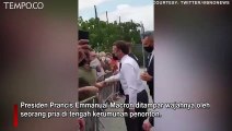 Wajah Presiden Prancis Emmanuel Macron Ditampar, Dua Orang Ditangkap