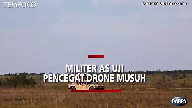 Militer AS Uji Pencegat Drone Musuh, untuk Jatuhkan Pesawat Tak Berawak
