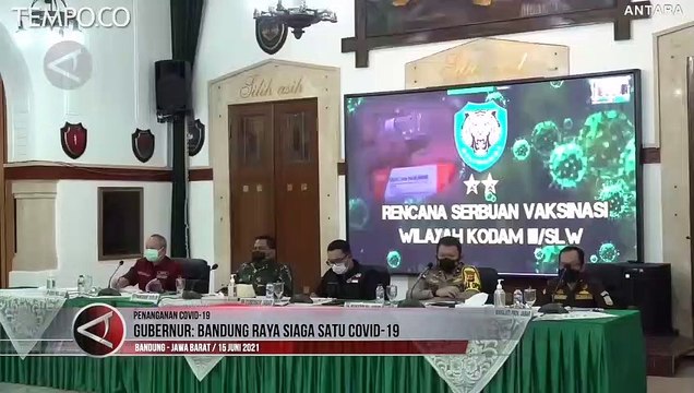 Gubernur Jabar Ridwan Kamil Tetapkan Bandung Raya Siaga 1 Covid-19