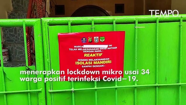 Cerita Warga Kemayoran Jalani Lockdown Mikro Karena 34 Warganya Positif Covid-19