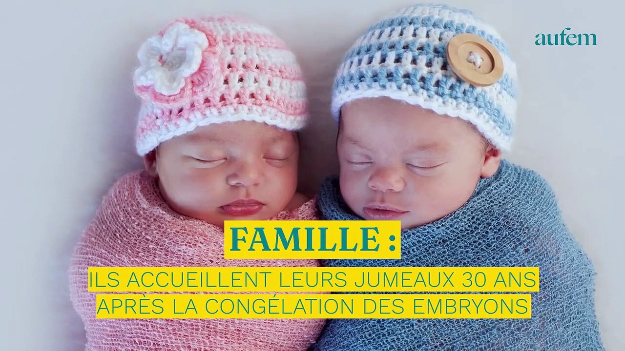 Ils accueillent leurs jumeaux 30 ans après la congélation des embryons