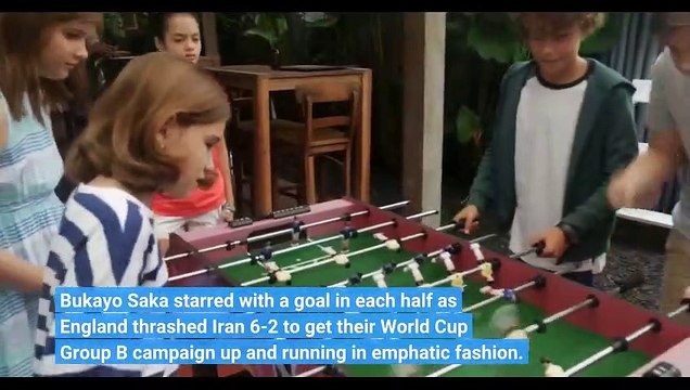 England vs Iran final score result Saka and Bellingham star in World