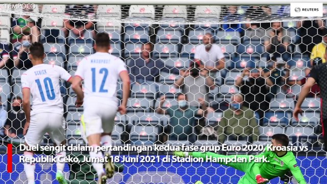 Kroasia vs Republik Ceko, Gol Ivan Perisic Berakhir Skor Imbang 1-1