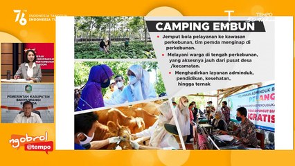 NGOBROL@TEMPO - Upaya Daerah Dalam Menggerakkan Sumber Pertumbuhan Ekonomi di Masa Pandemi