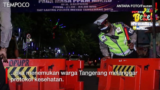 Warga Kian Abai Prokes? Tangerang Ancam Sita KTP dan SIM Pelanggar