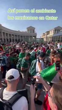 Mondiali 2022, lo show dei tifosi del Messico - Video