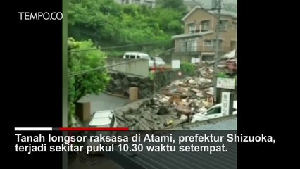 Detikdetik Pemukiman Warga di Jepang Dihantam Longsor dan Banjir