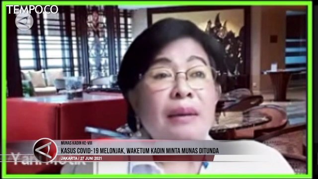 Kasus Covid-19 Melonjak, Waketum Kadin Minta Munas Ditunda