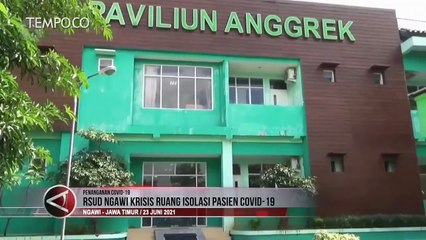 RSUD Ngawi Krisis Ruang Isolasi Pasien Covid-19