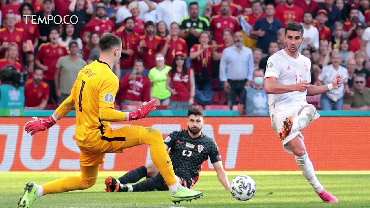 Menang 5-3, Spanyol Singkirkan Kroasia dari EURO 2020