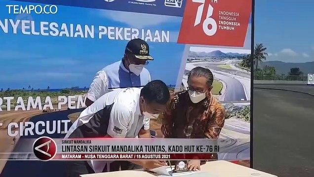 Pengaspalan Sirkuit Mandalika Tuntas jadi Kado HUT RI