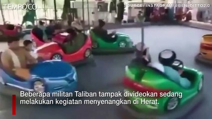 Kuasai Kabul, Militan Taliban yang Menang Bermain Bombom Car