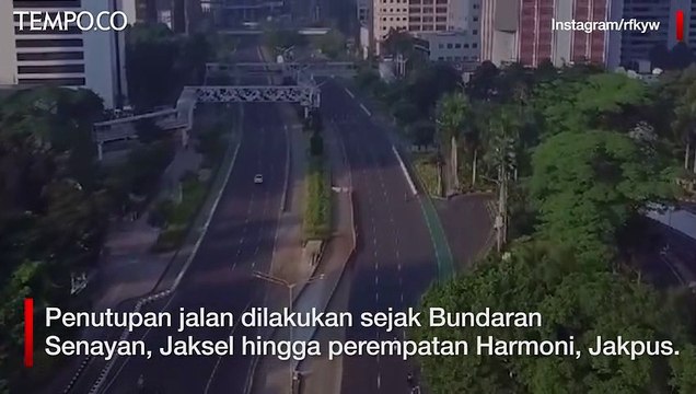 PPKM Darurat Resmi Berlaku, Jalan Sudirman-Thamrin Ditutup Sampai 20 Juli