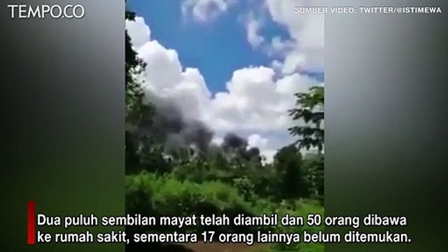29 Tewas saat Pesawat Lockhheed C-130 Angkatan Udara Filipina Jatuh di Provinsi Sulu