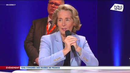 Caroline Cayeux trouve "un peu indécents" les propos de David Lisnard sur l'augmentation de la DGF