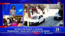 Ate: vecinos denuncian aumento de robos y falta de personal de serenazgo en la zona