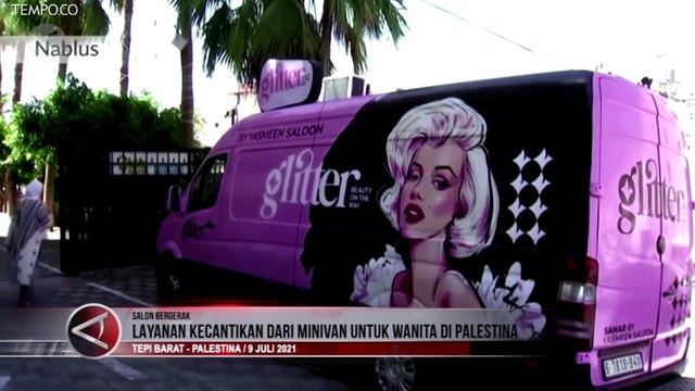 Salon Kecantikan Keliling di Tepi Barat Palestina