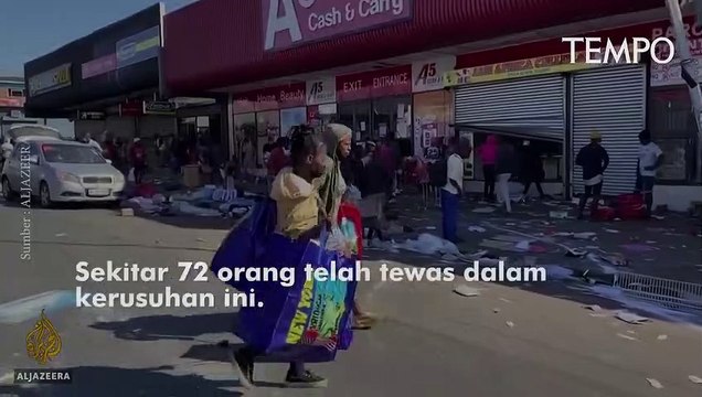 72 Orang Afrika Selatan Tewas dalam Kerusuhan Memprotes Penahanan Jacob Zuma