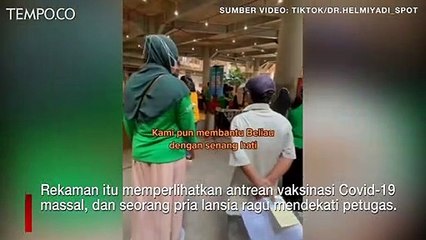 Viral, Tak Punya HP buat Daftar Online, Pria Lansia 15 Km Kayuh Sepeda demi Dapatkan Vaksin