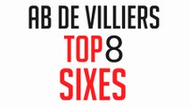 Ab de Villiers top 8 sixes in IPL