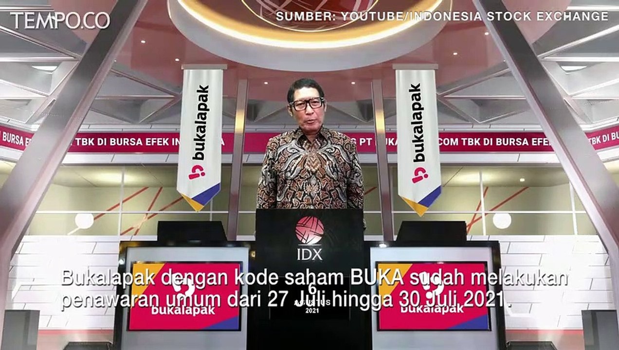 Menorehkan Sejarah, Bukalapak Unicorn Pertama Melantai di Bursa Efek Indonesia