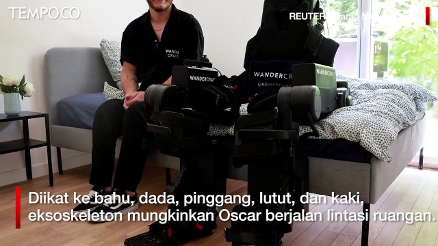 Insinyur di Prancis Buat Robot Eksoskeleton untuk Bantu Putranya Berjalan
