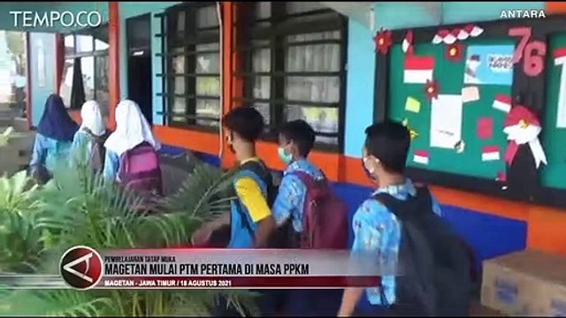 Magetan Mulai Pembelajaran Tatap Muka Pertama di Masa PPKM