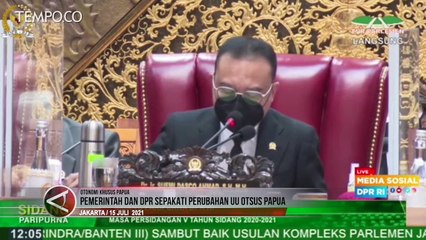 Pemerintah dan DPR Sepakati Perubahan UU Otsus Papua