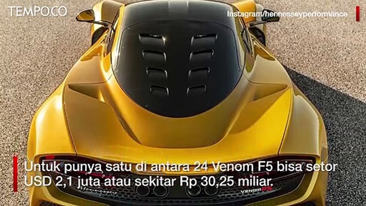Hanya 24 Unit, Hypercar Hennessey Venom F5 Seharga Rp 30,25 Miliar Ludes Terjual