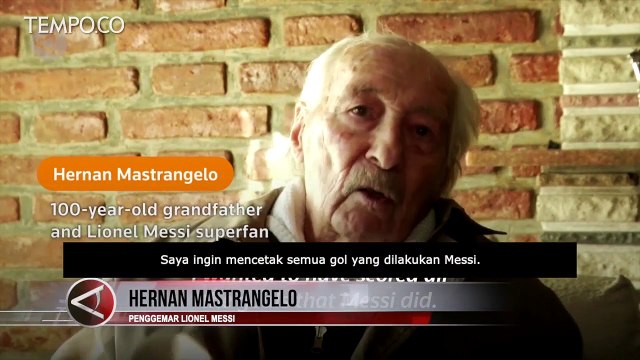 Fans Messi Berusia 100 Tahun Ini Mencatat Setiap Gol yang Dicetak Messi