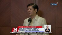 PBBM: Magpapadala ang Pilipinas ng Note Verbale sa China kaugnay ng umano'y agawan ng floating debris | 24 Oras