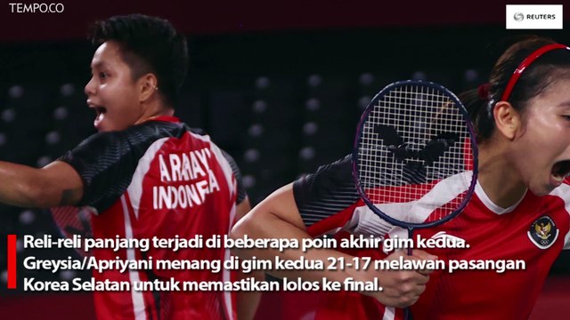 Perjuangan Greysia Polii/Apriyani Rahayu Lolos ke Final Olimpiade Tokyo