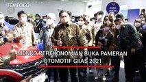 Menko Perekonomian Buka Pameran Otomotif GIIAS 2021