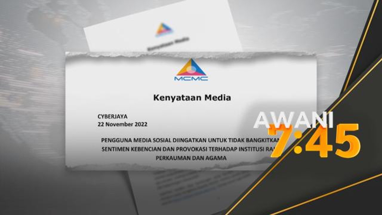 Kenyataan MCMC | Jangan bangkitkan sentimen kebencian, provokasi